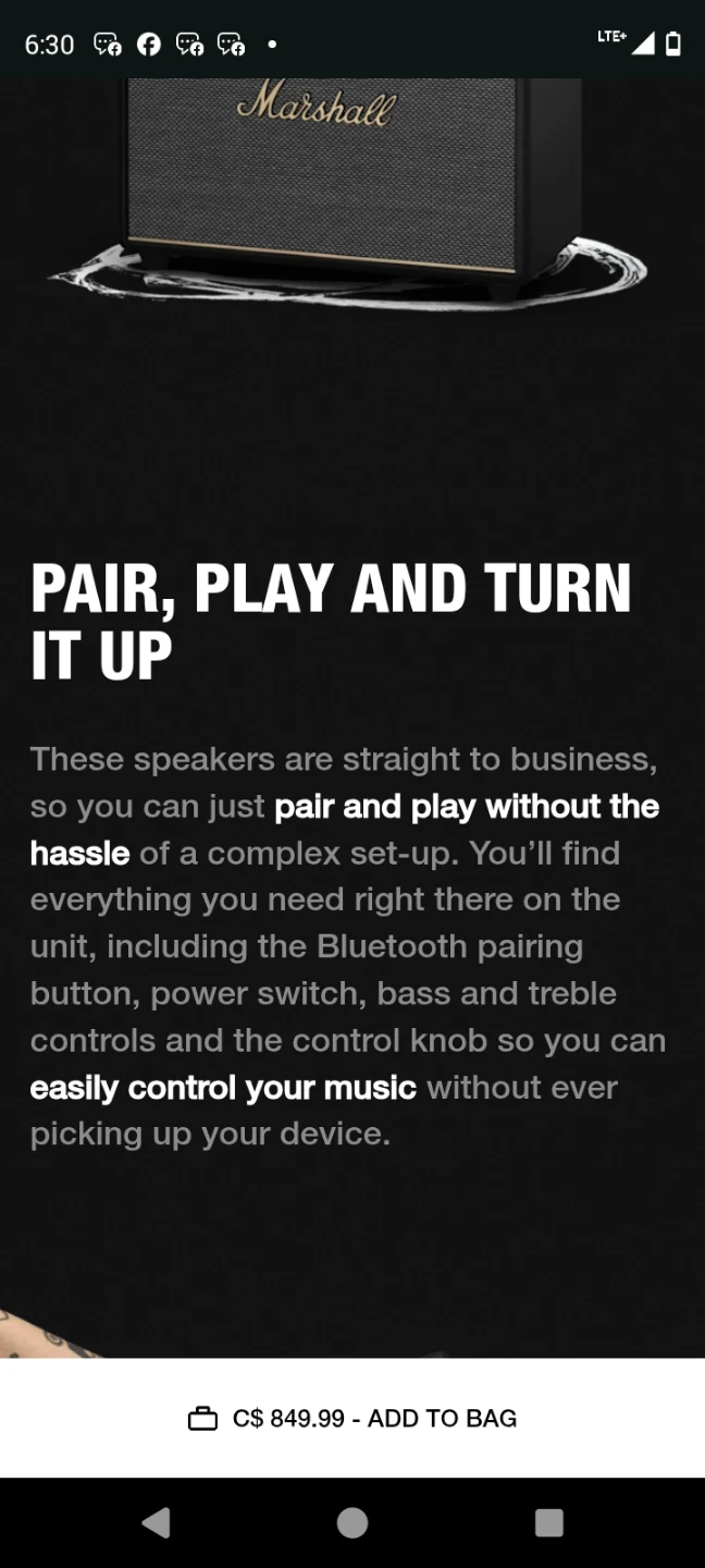 Marshall Acton III Bluetooth Speaker - photo 4