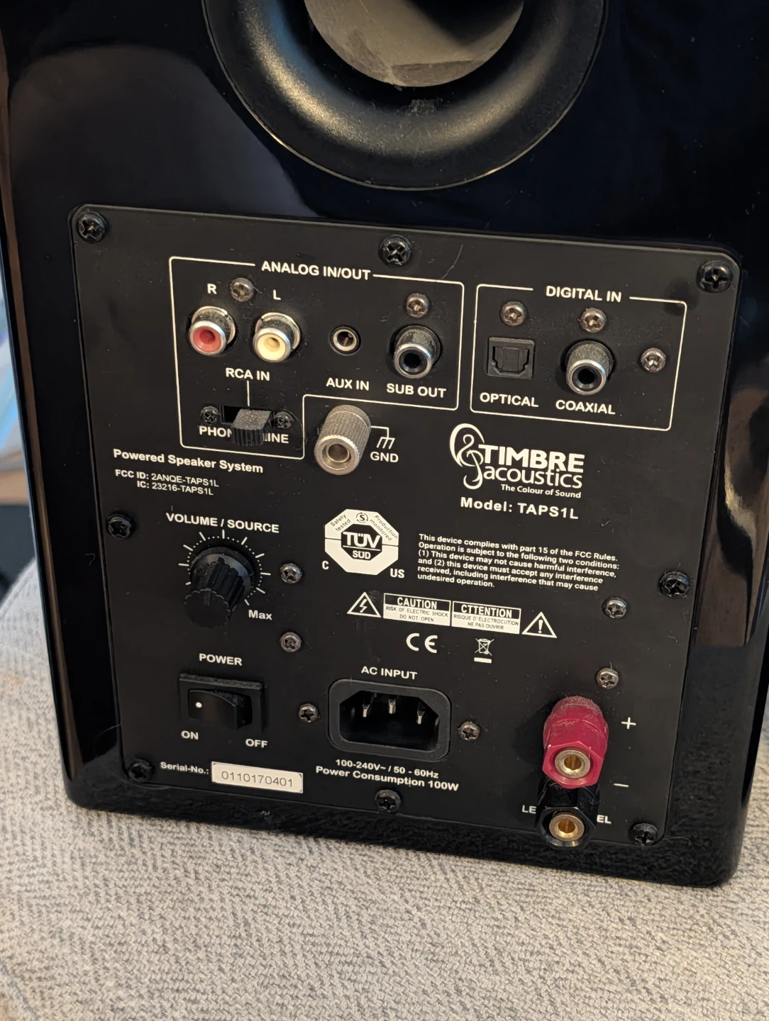 Timbre Acoustics TAP51L Powered Speaker System - photo 2