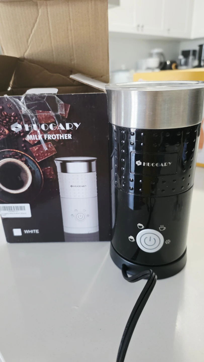 HUOGARY Milk Frother Black