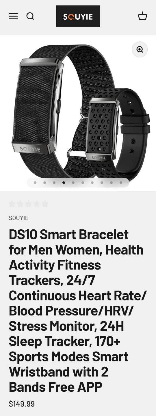 SOUYIE DS10 Smart Bracelet Fitness Sleep Tracker - photo 3