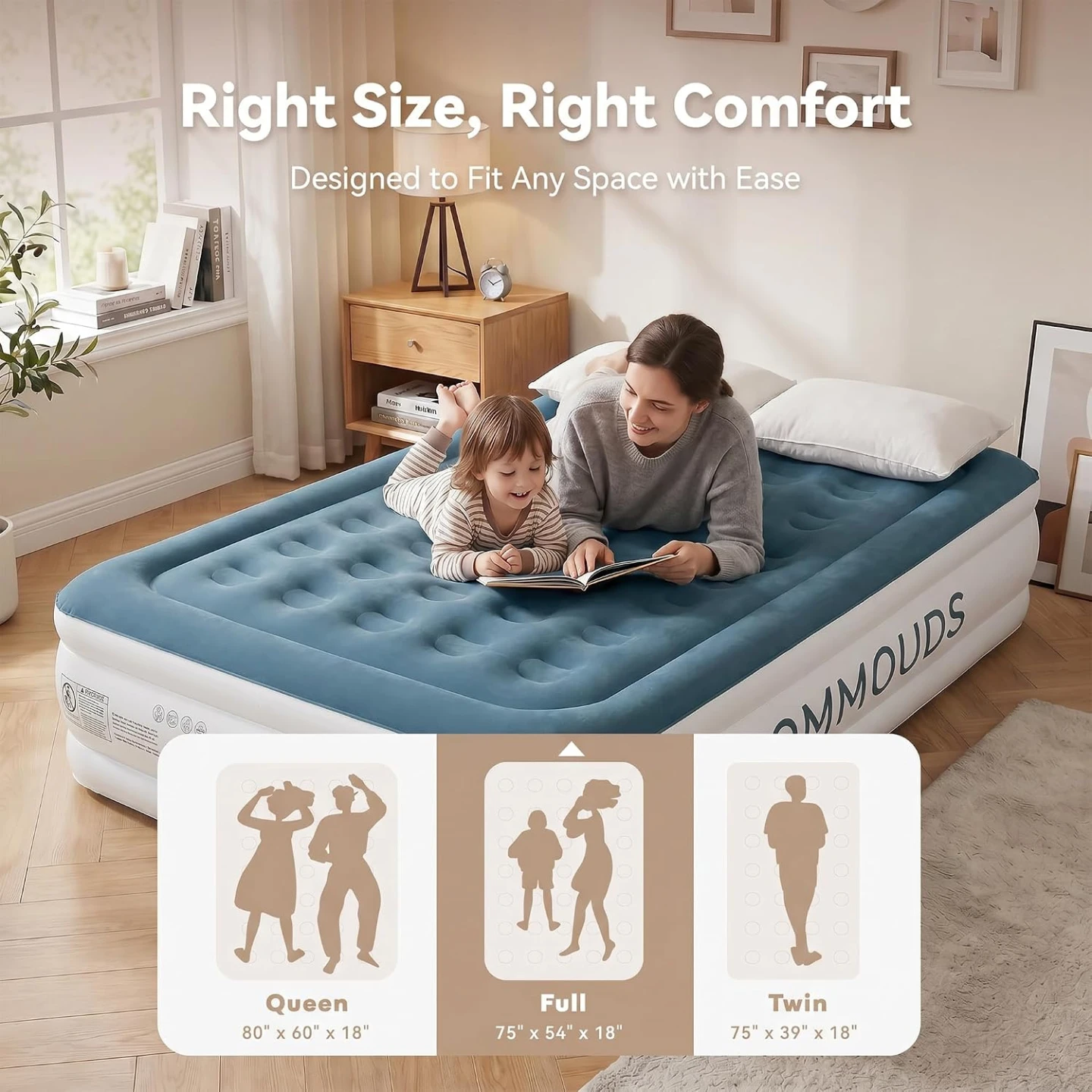 Queen Air Mattress with Built-in Pump - photo 2