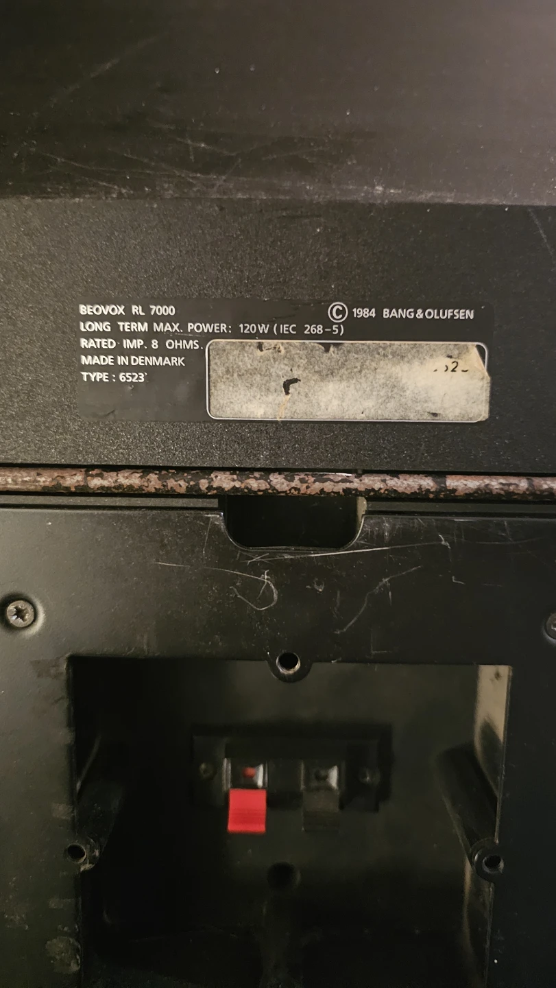 Bang & Olufsen RL 7000 Speakers - photo 2