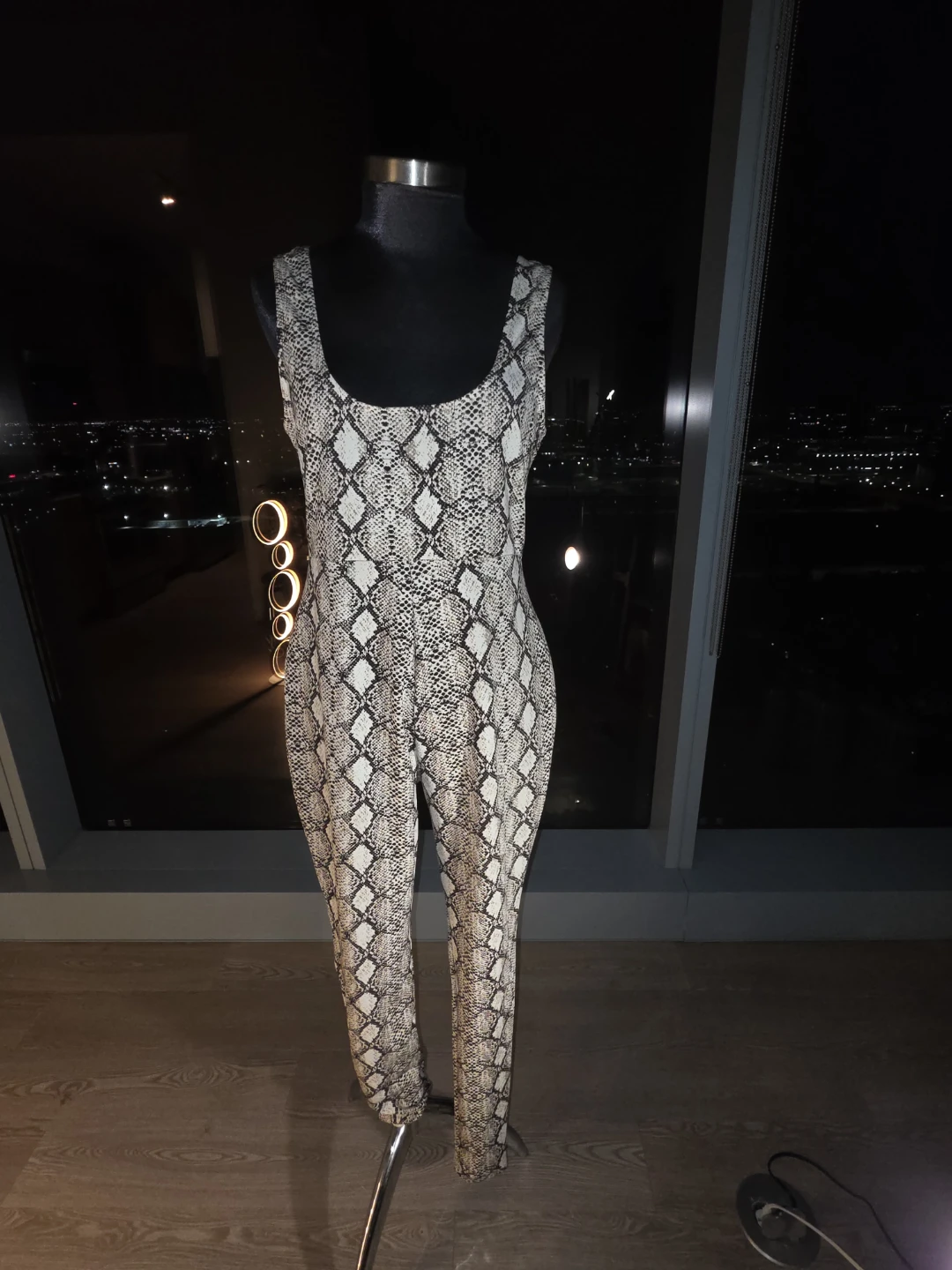 Women's Snake Print Jumpsuit - photo 3