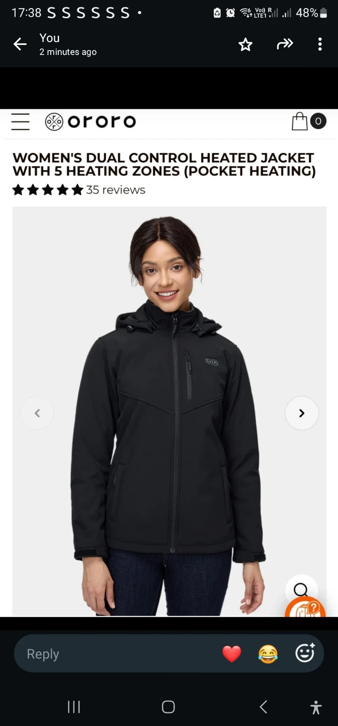 FOR SALE – Brand New ORORO Heated Jacket