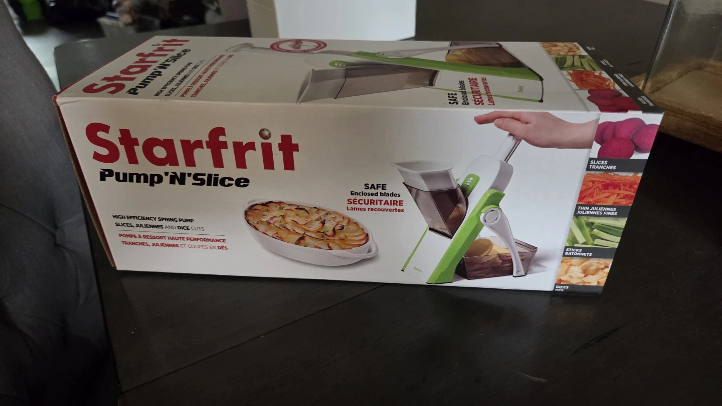 Starfrit Pump'N'Slice Food Slicer