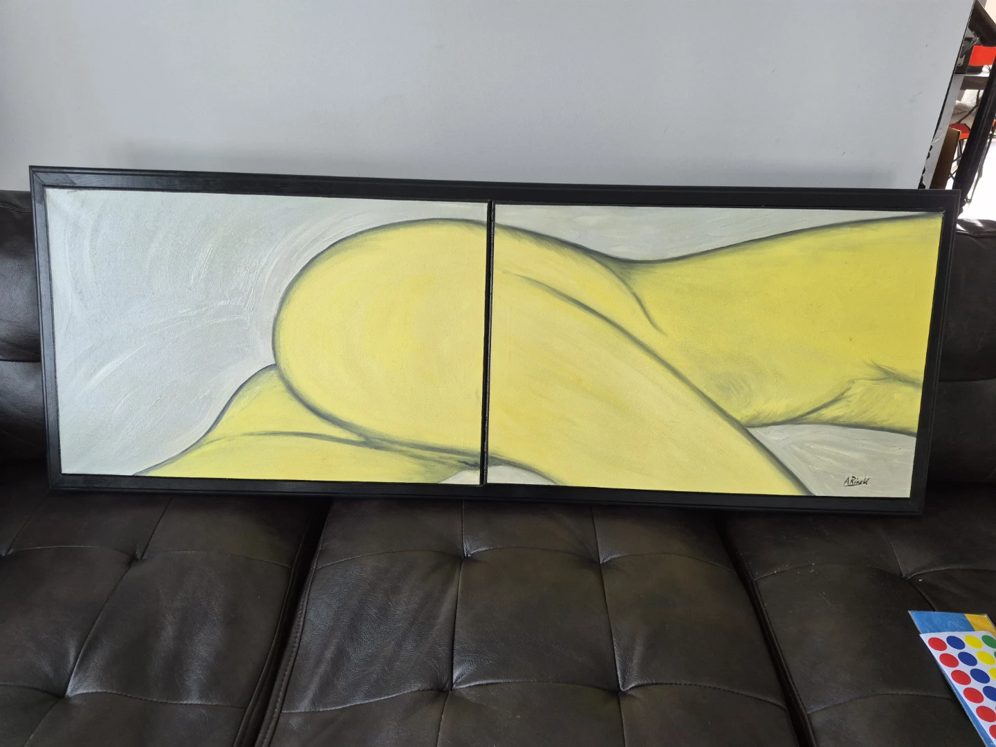 Diptych Abstract Nude Painting