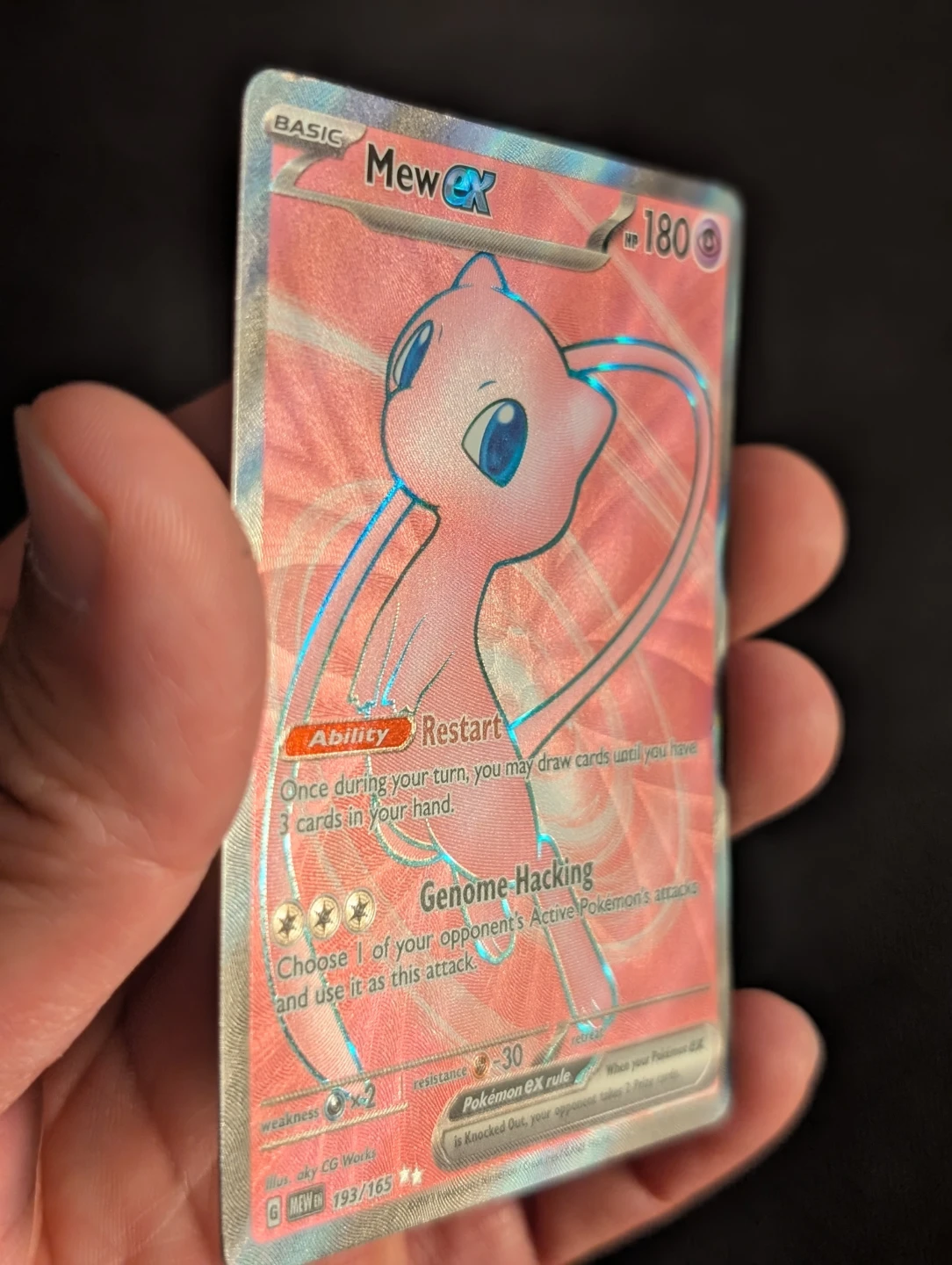 Mew Ex Scarlet & Violet 151 Ultra Rare 193/165 - Pokemon - photo 3
