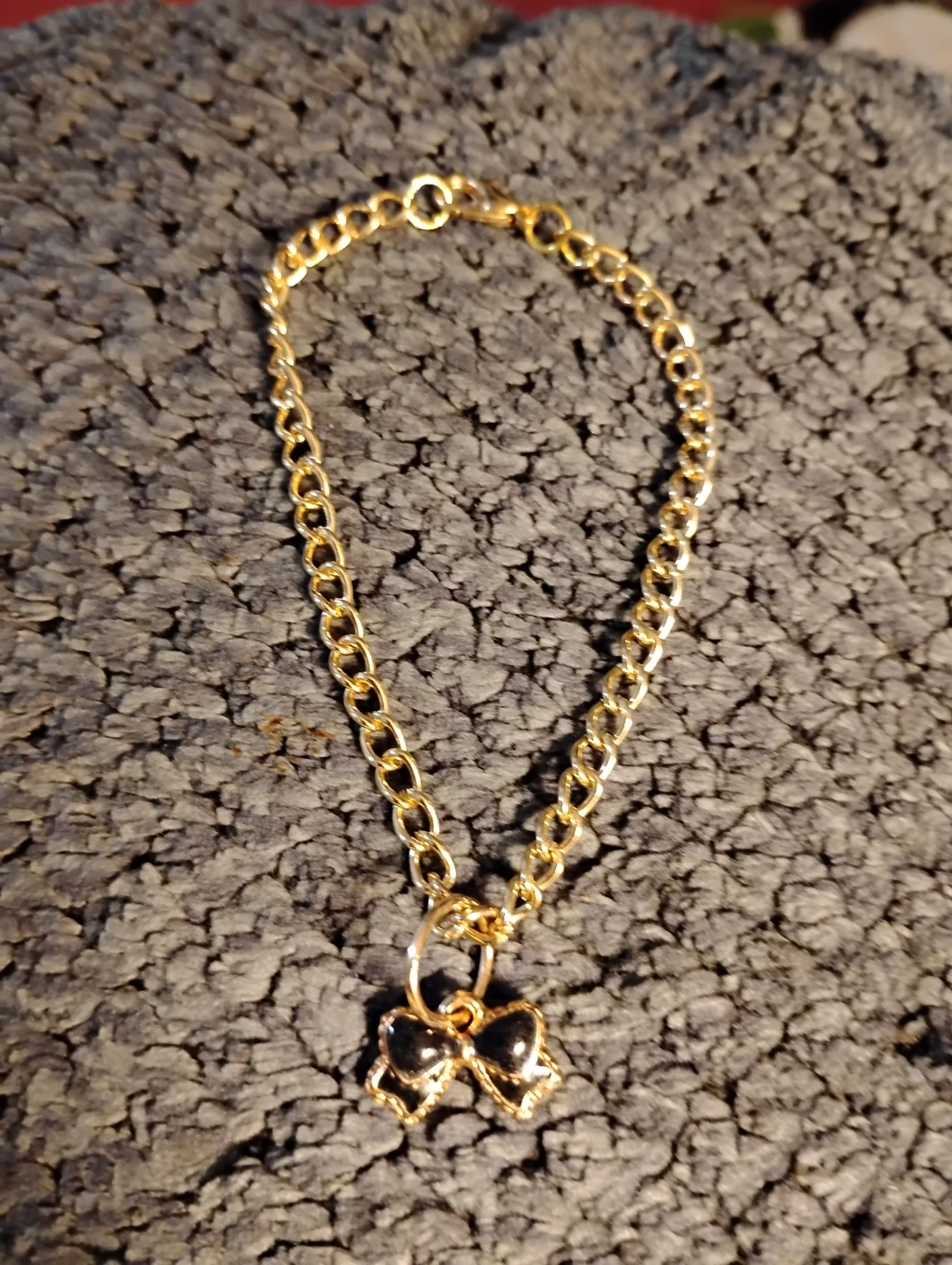 Gold Bow Bracelet
