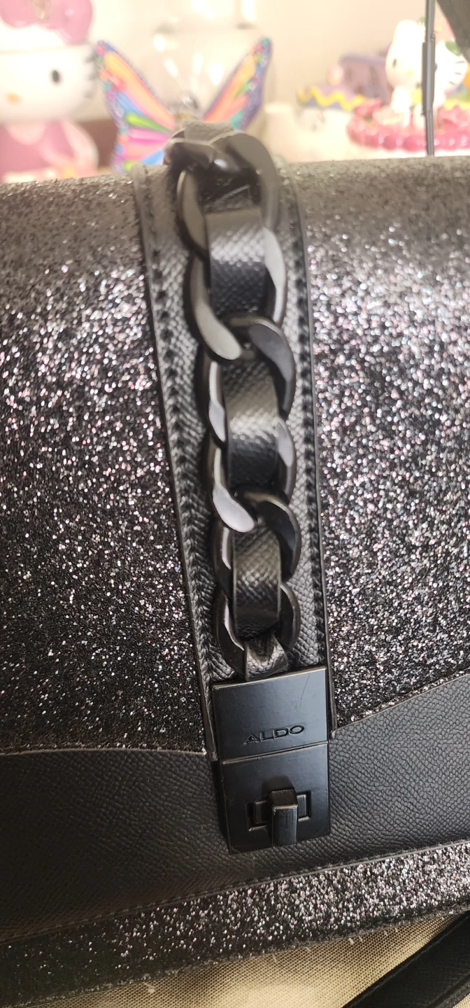 ALDO Black Glitter Handbag - photo 2