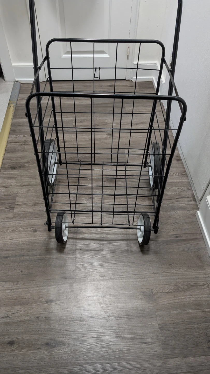 Black Wire Shopping Cart Trolley