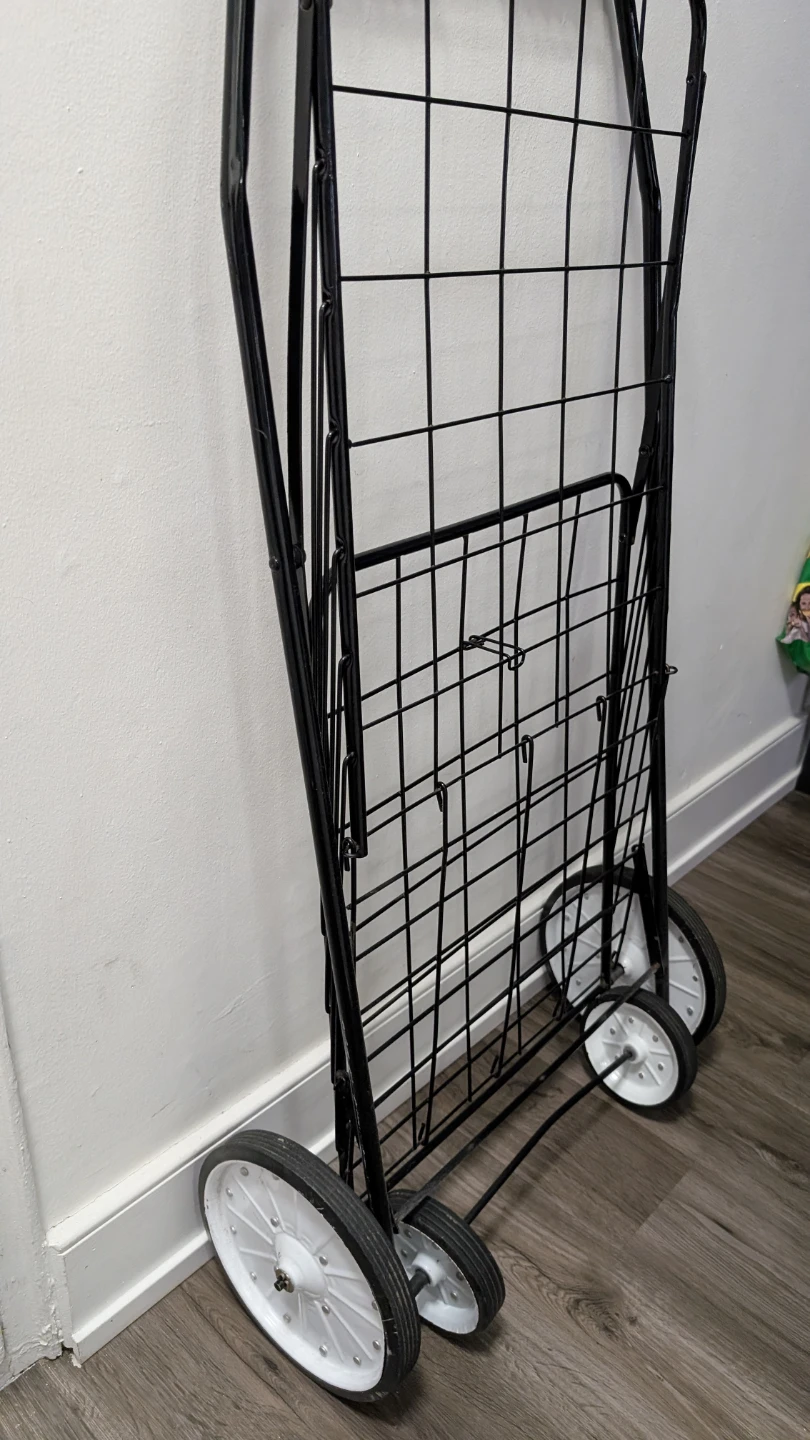 Black Wire Shopping Cart Trolley - photo 5
