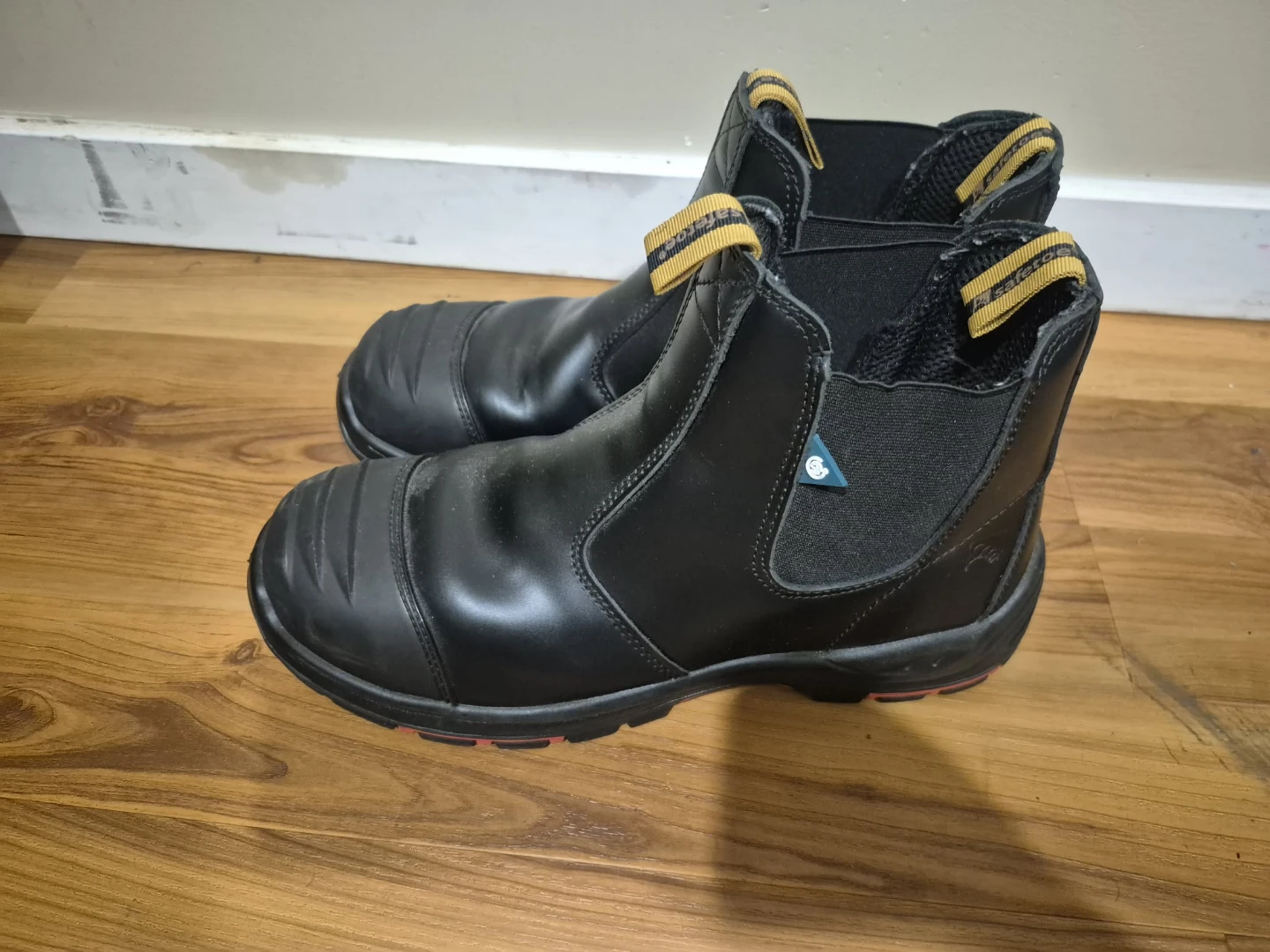 Black Steel Toe Work Boots