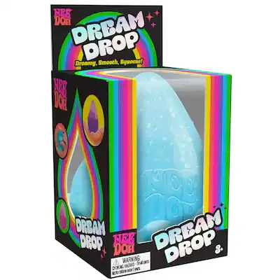 Nee Doh Dream Drop Squishy Toy - Blue