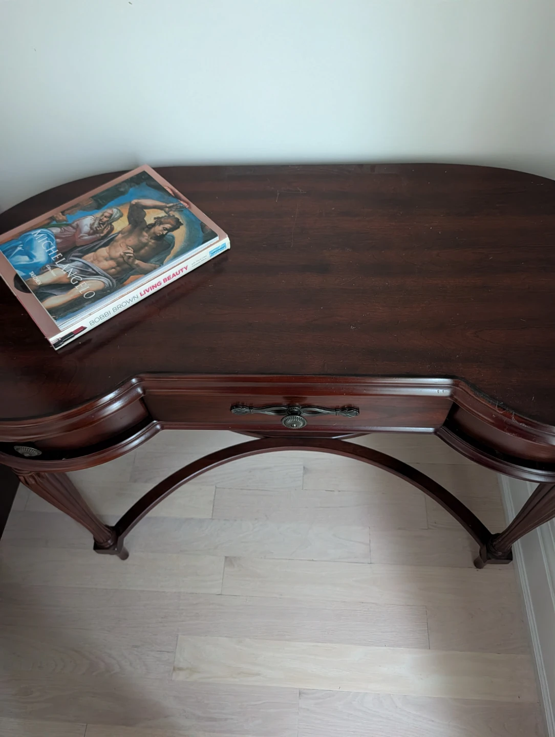 Antique Vanity Table with 3 Drawers - photo 2