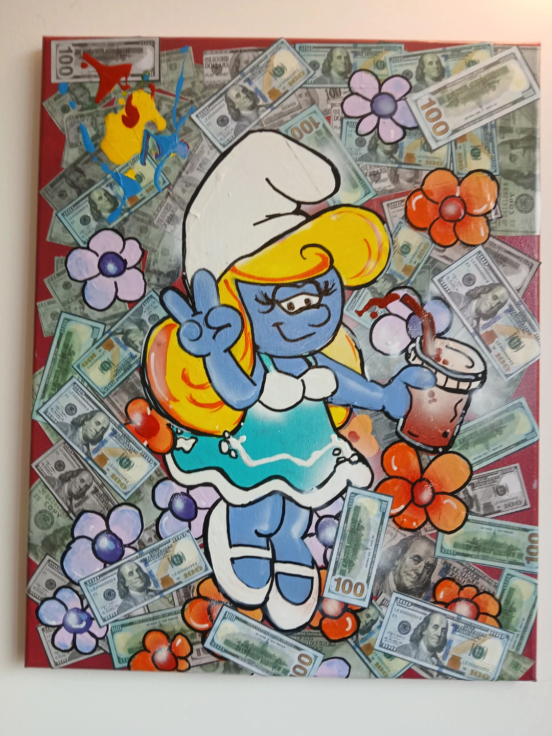 Custom Cartoon Character Canvas Art - photo 4