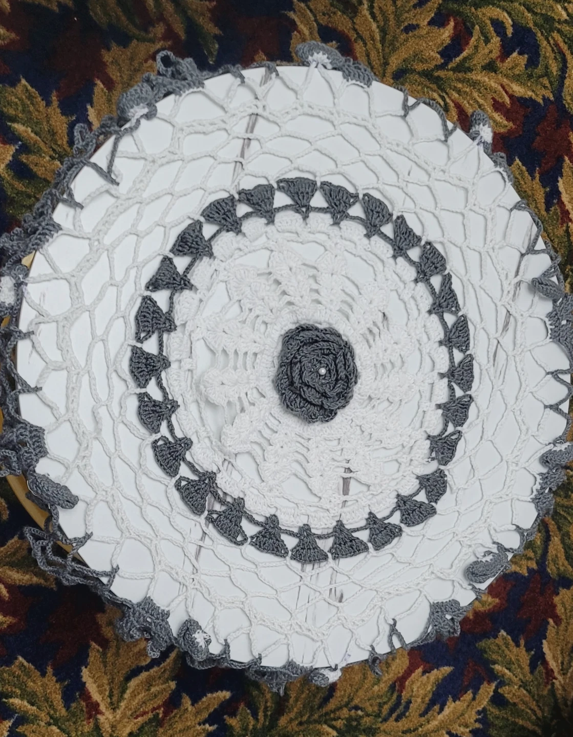 Handmade Crochet Doily Table Topper - photo 2