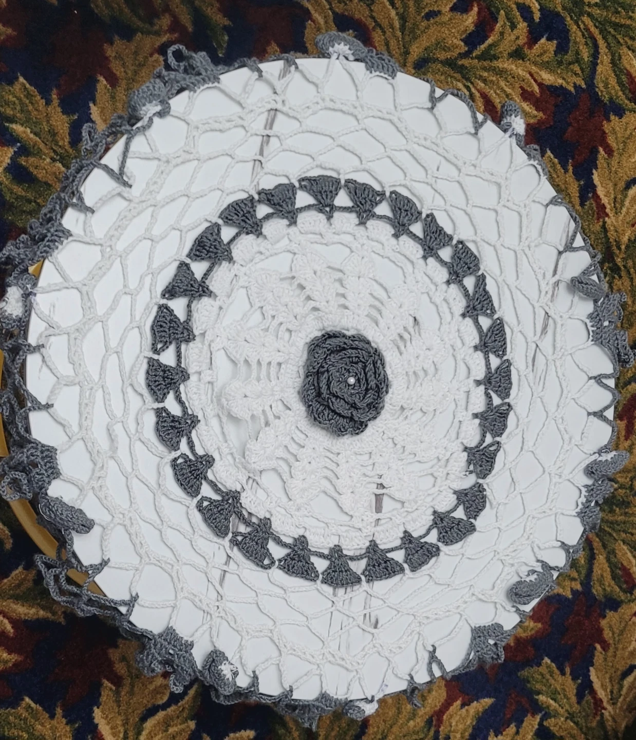 Handmade Crochet Doily Table Topper - photo 3