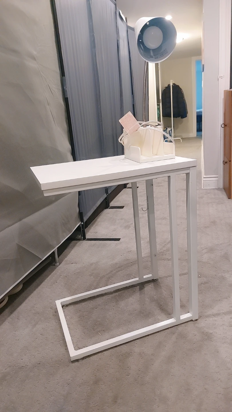 White C-Table Side Table - photo 4