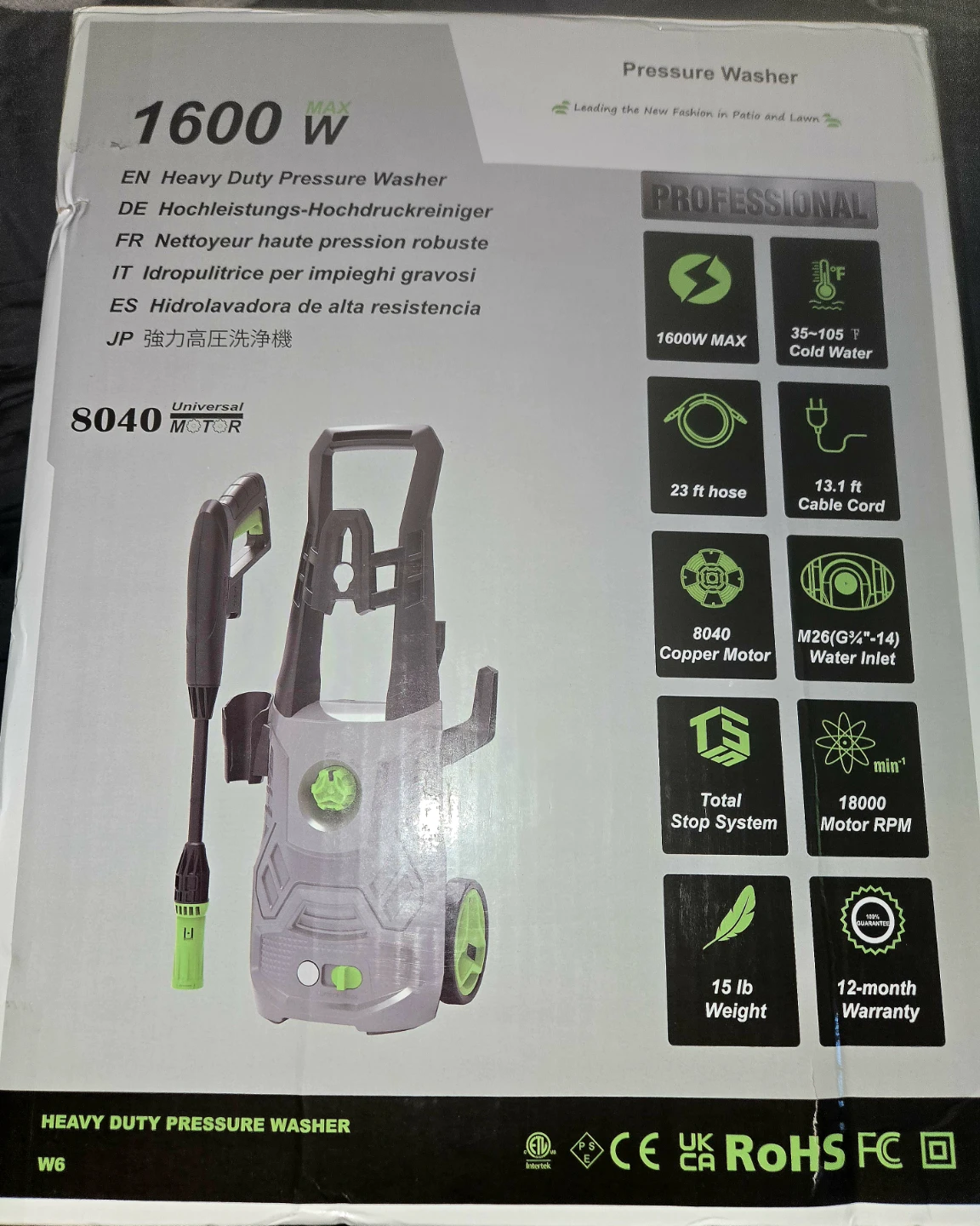 Brand new  ROHS PRESSURE WASHER
