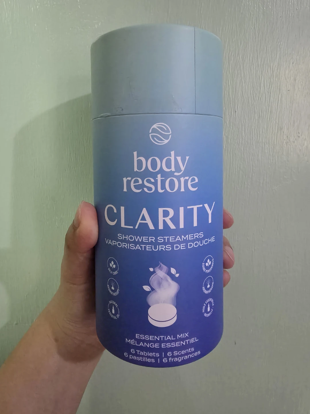 Body Restore Clarity Shower Steamers - 6 Scents