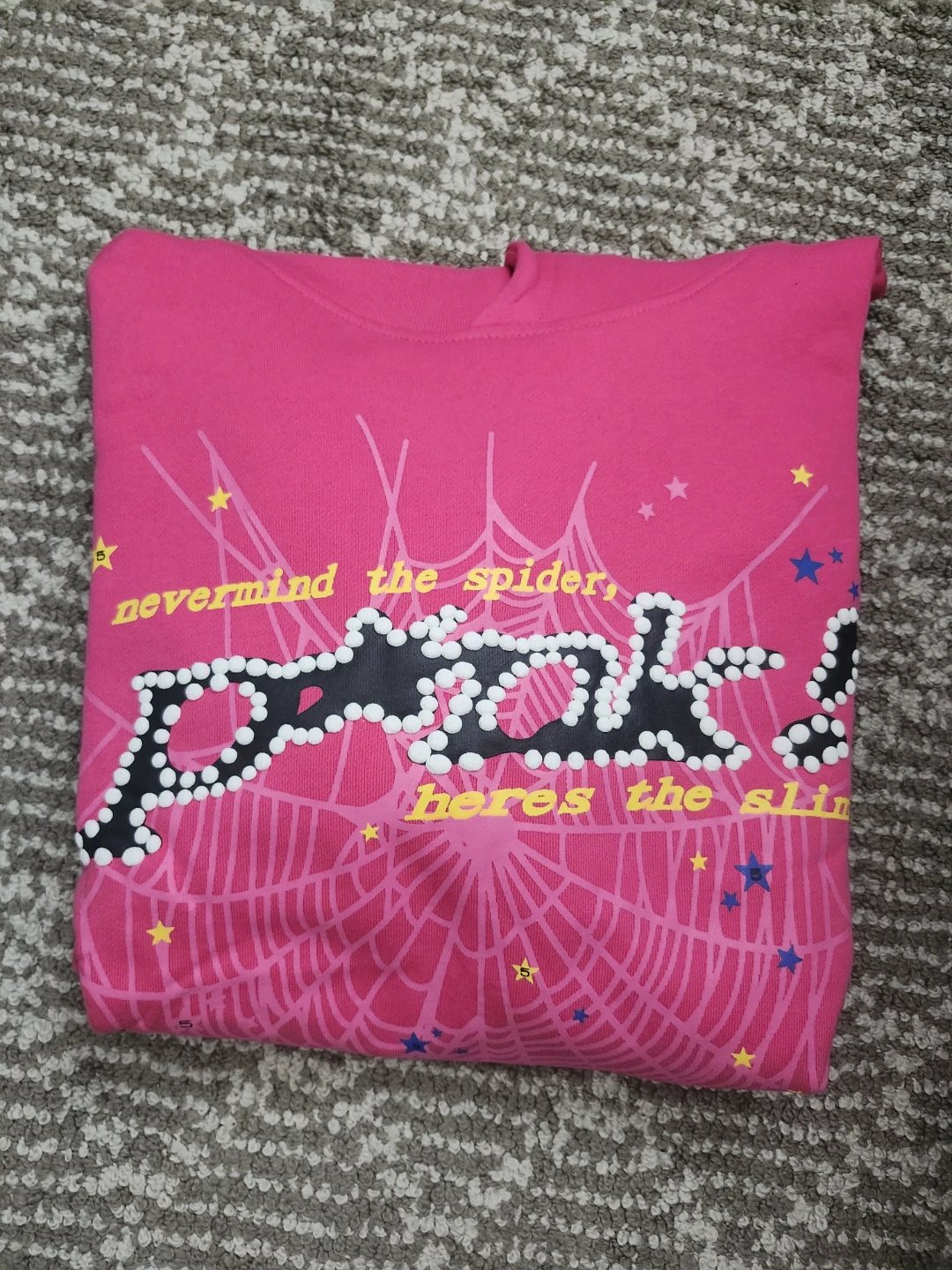 1:1 SP5R Spider-Man "Nevermind the Spider" Hoodie - Size L