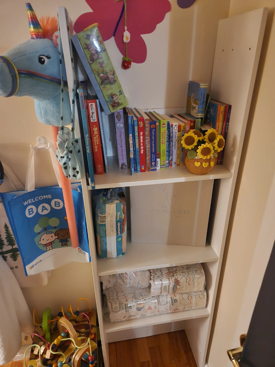 White Ikea Bookcase