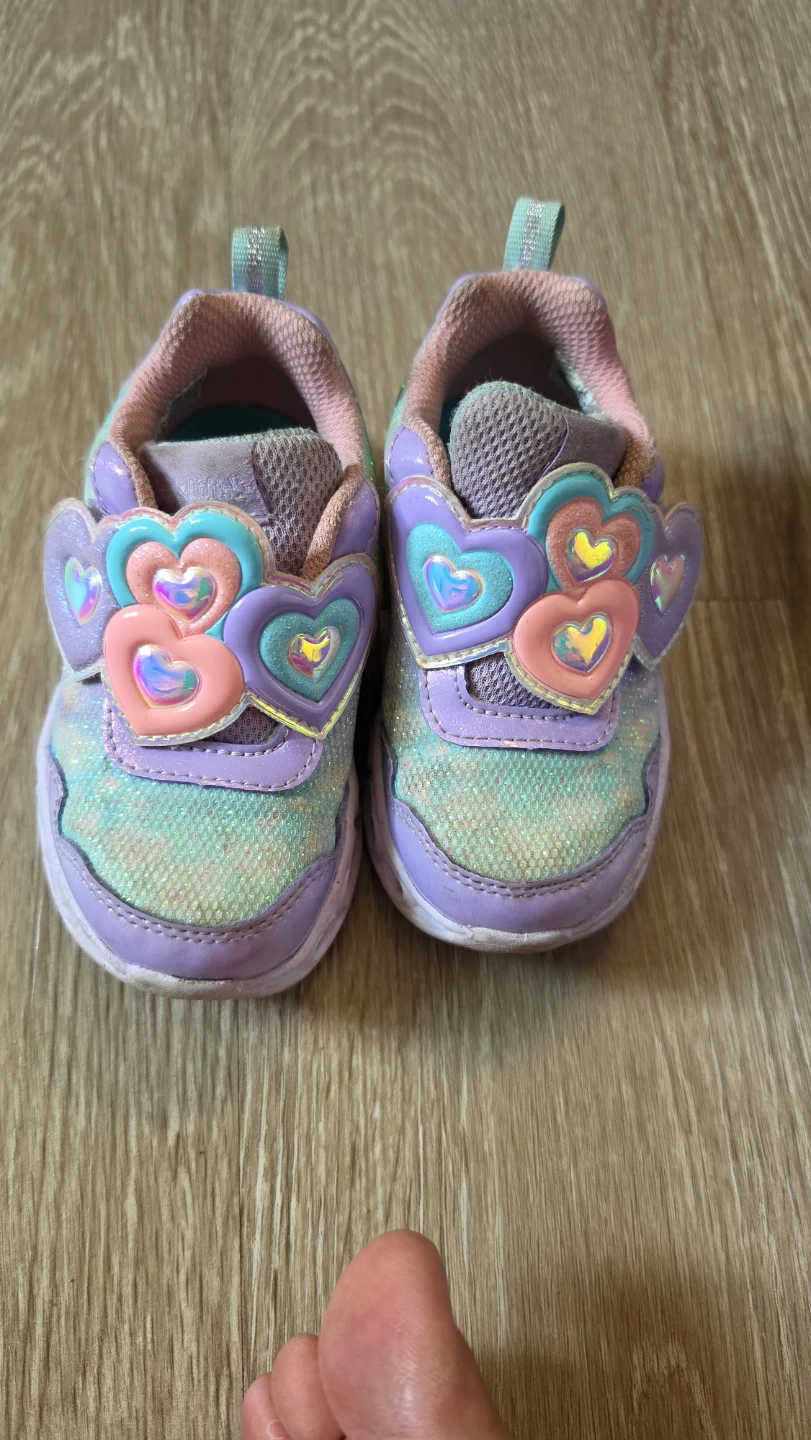 Skechers Heart Lights Toddler Shoes Size 6 - photo 3