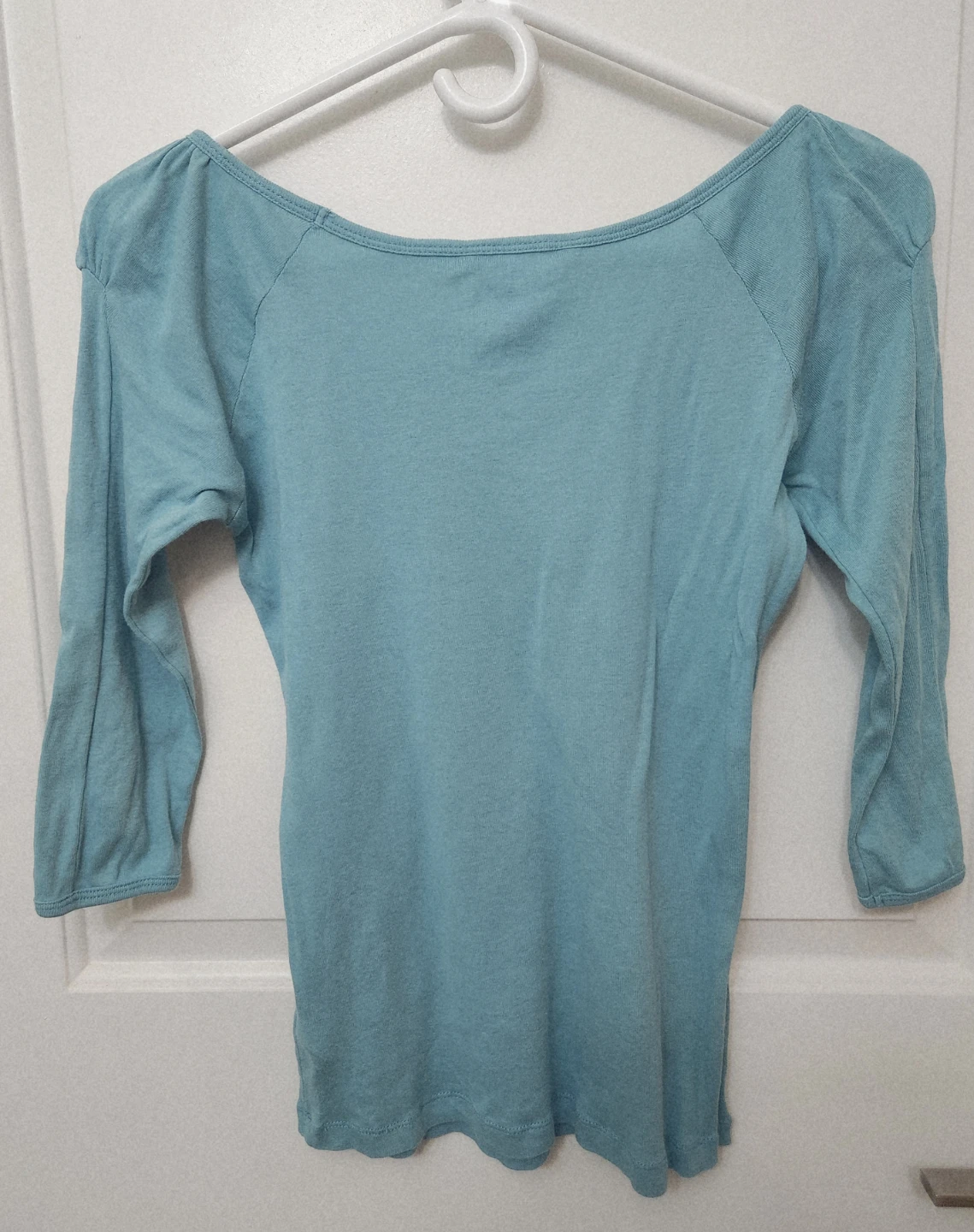 Teal blue 3/4 Sleeve Top Size S - photo 2
