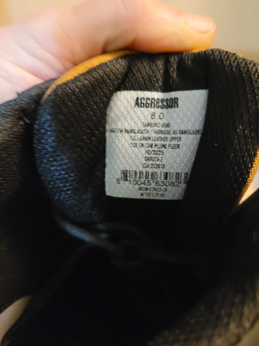 Aggressor Work Boots - Size 8 - photo 2
