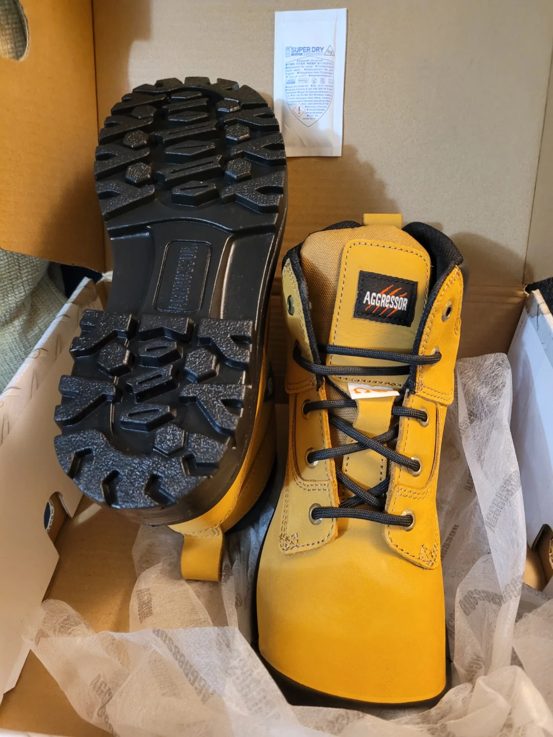 Aggressor Work Boots - Size 8 - photo 3