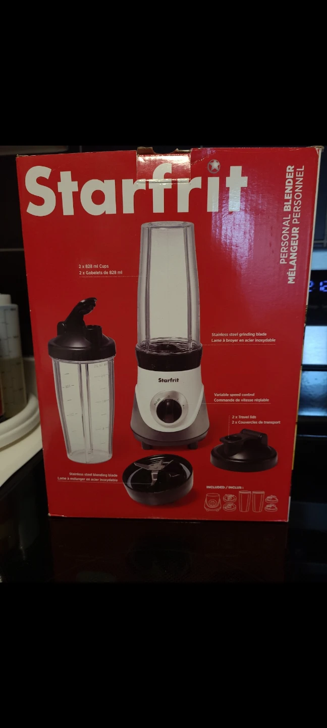 Starfrit Personal Blender with 2 x 28 oz Cups - photo 3
