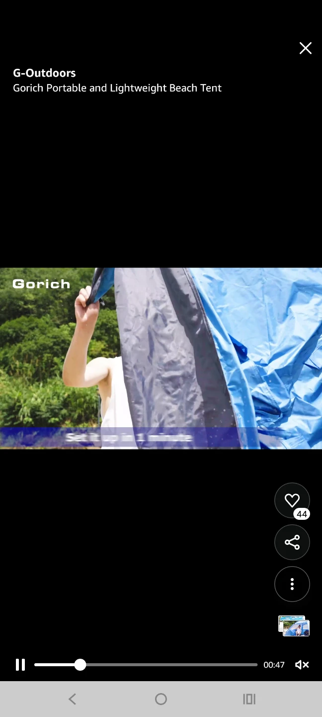 Gorich Portable Beach Tent Sun Shelter - photo 4