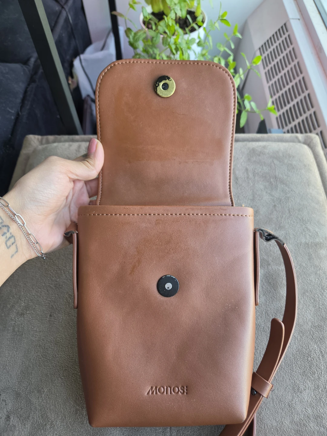 Monos Metro Mini Crossbody Bag - Brown - photo 3