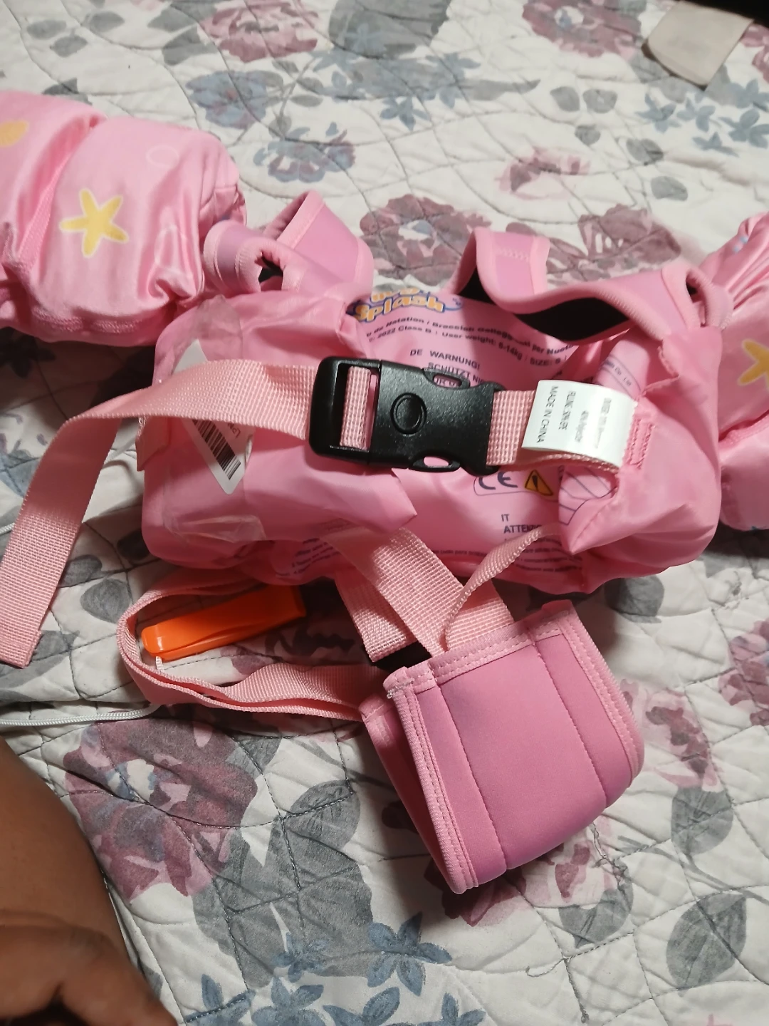 Stearns Puddle Jumper Pink Swim Vest 6-36m
