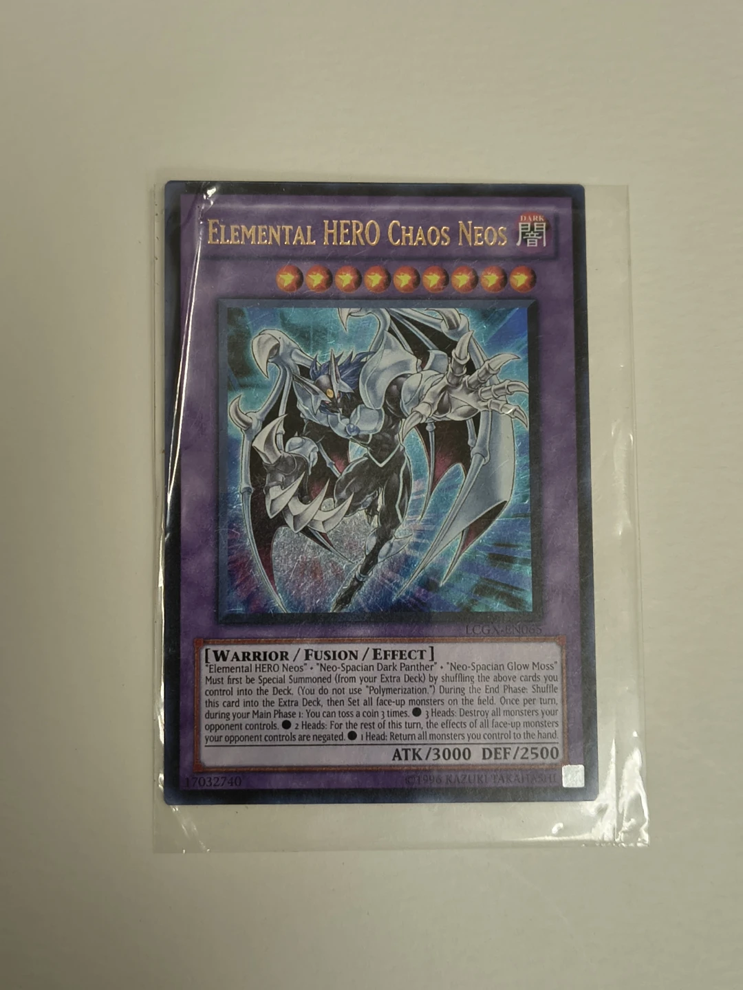 Elemental Hero Chaos Neos LCGX EN065 0.85 LP