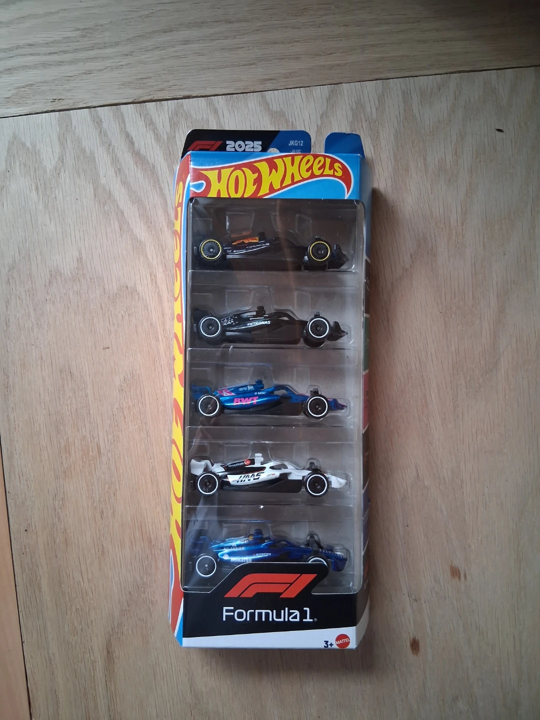 Hot Wheels 2025 Formula 1 5-Car Set