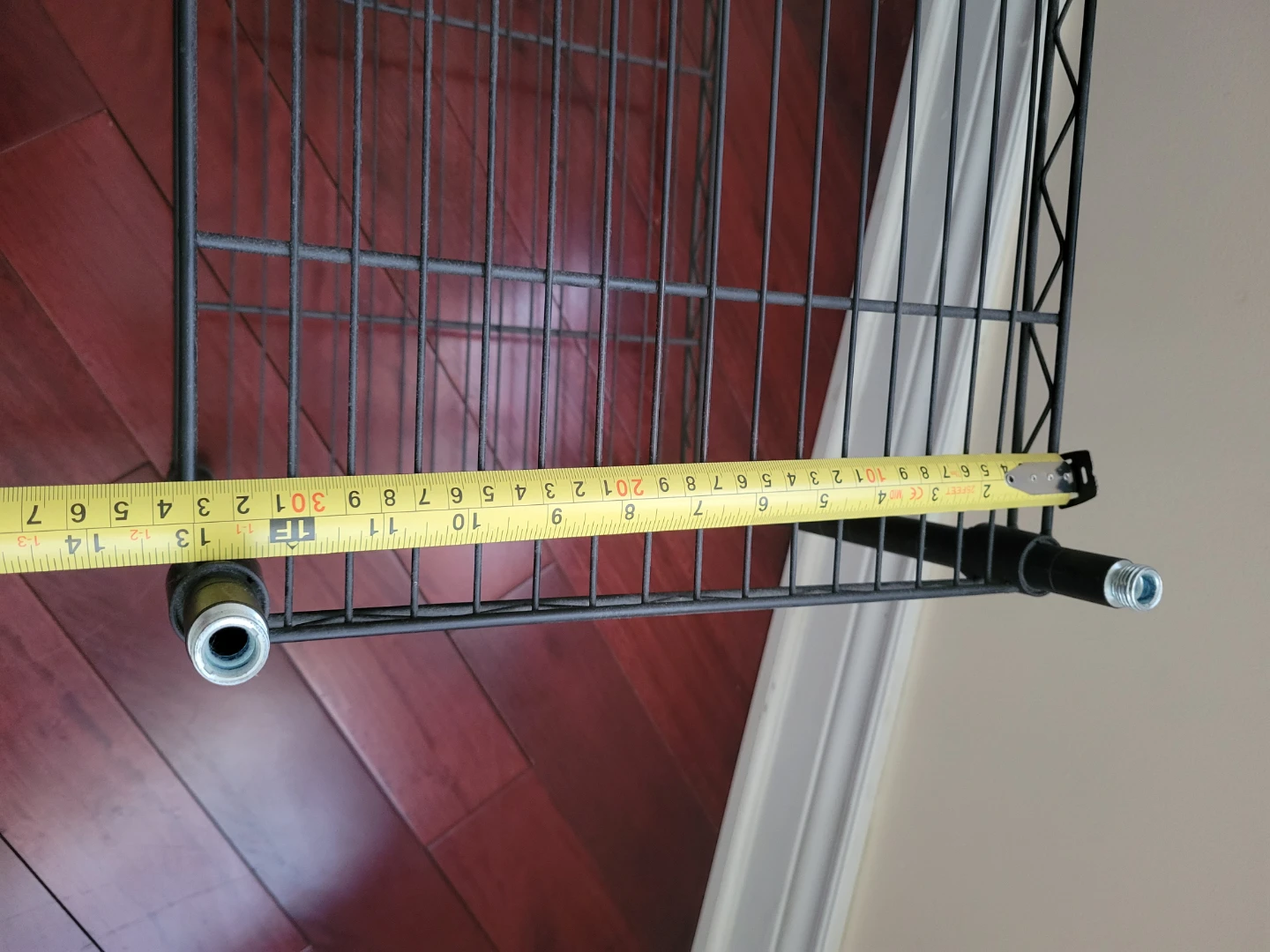 Black 2-Tier Wire Shelving Unit - photo 3