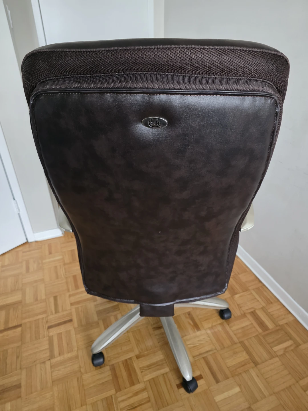 SERTA Brown Leather Office Chair - photo 3