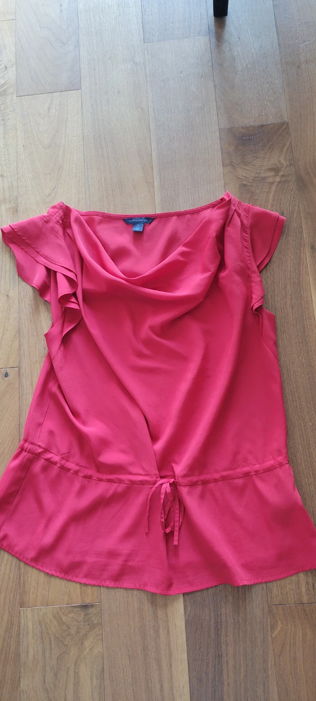 Tommy Hilfiger Women's Red Blouse Size M