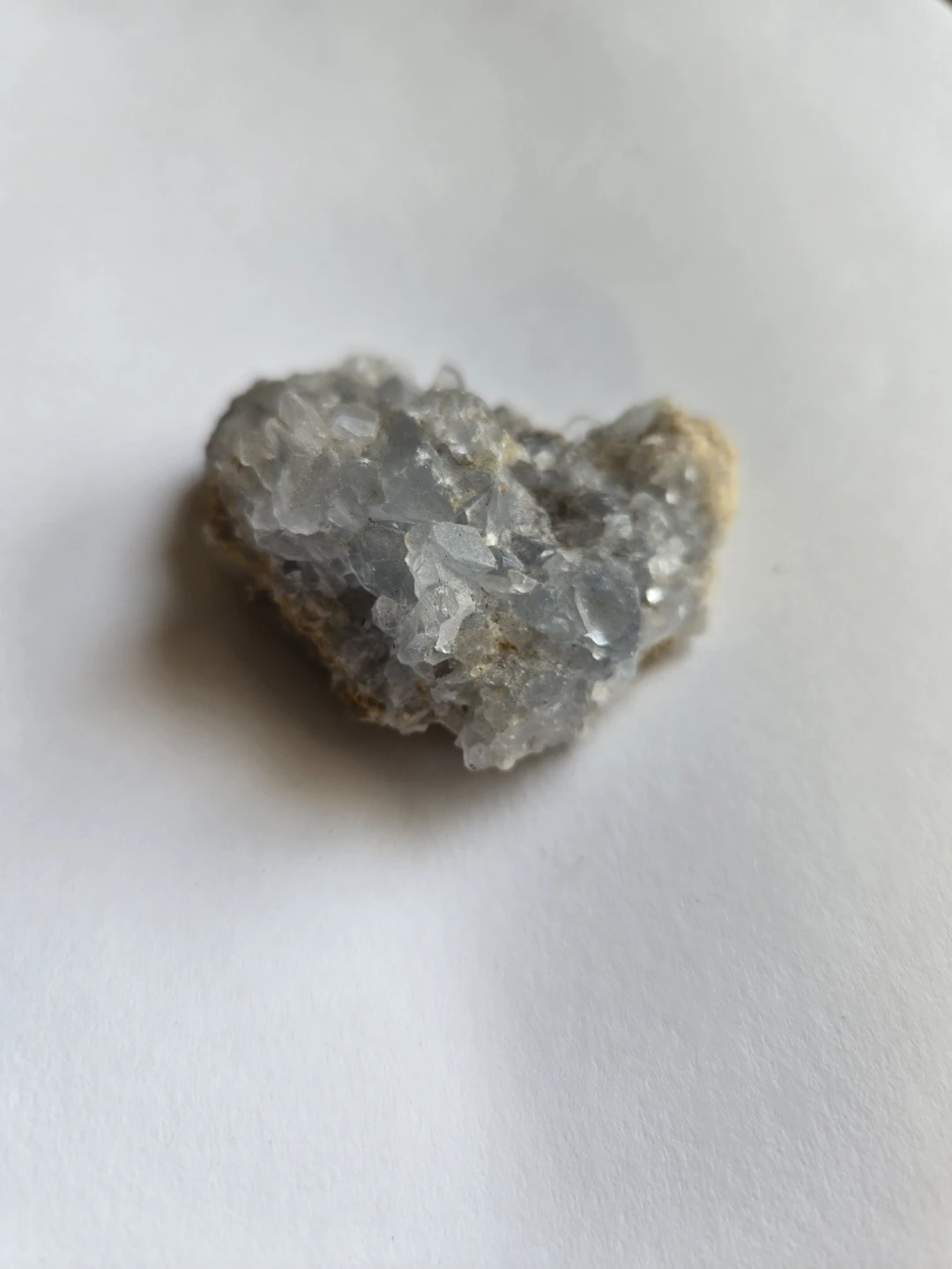 Celestite Crystal Cluster - Light Blue - photo 2