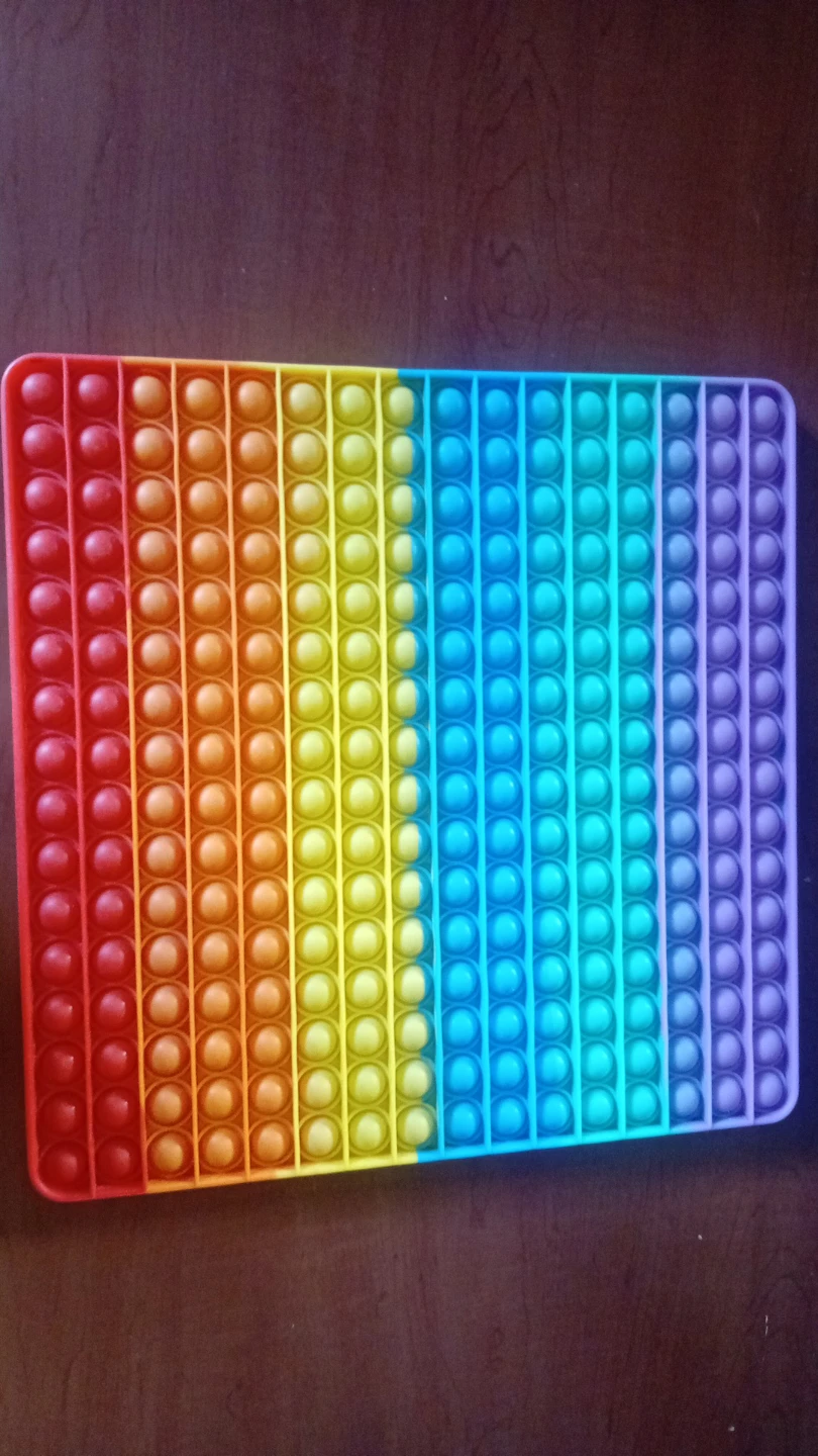 Rainbow Large Pop It Fidget Toy
