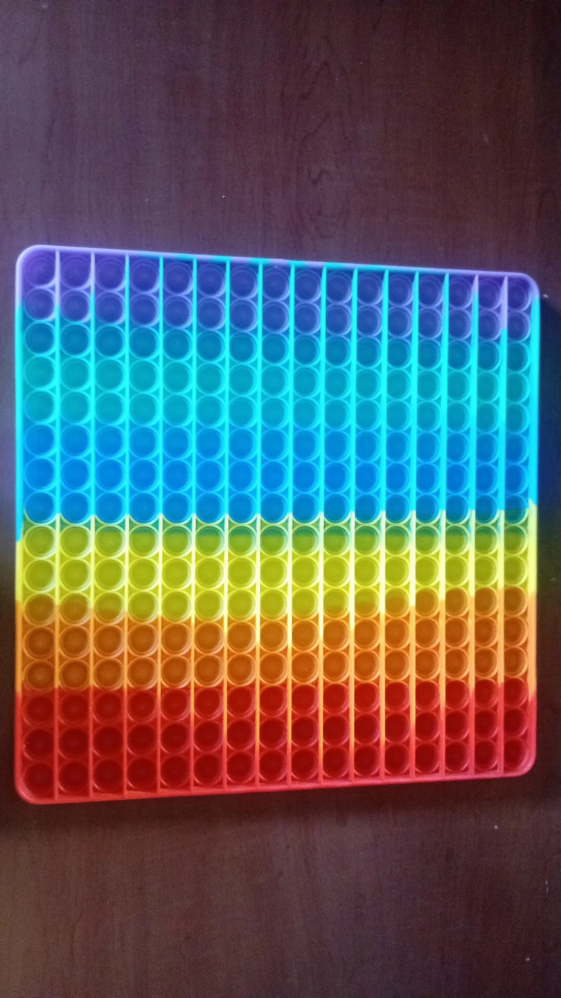 Rainbow Large Pop It Fidget Toy - photo 2