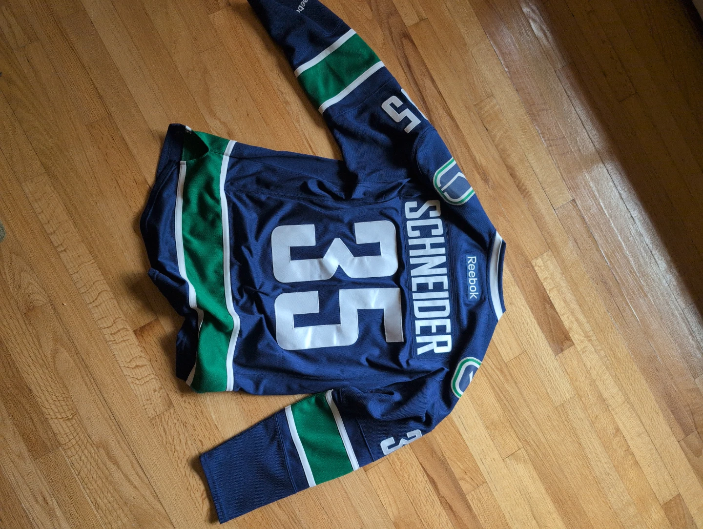 Reebok Vancouver Canucks Hockey Jersey