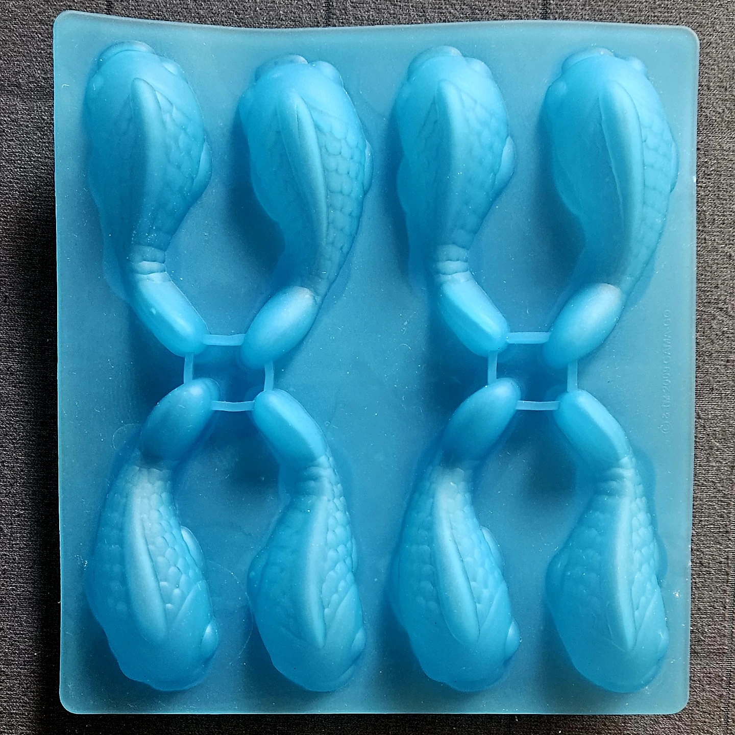 Blue Silicone Fish Ice Cube Tray 🐟 #freecycle - photo 2