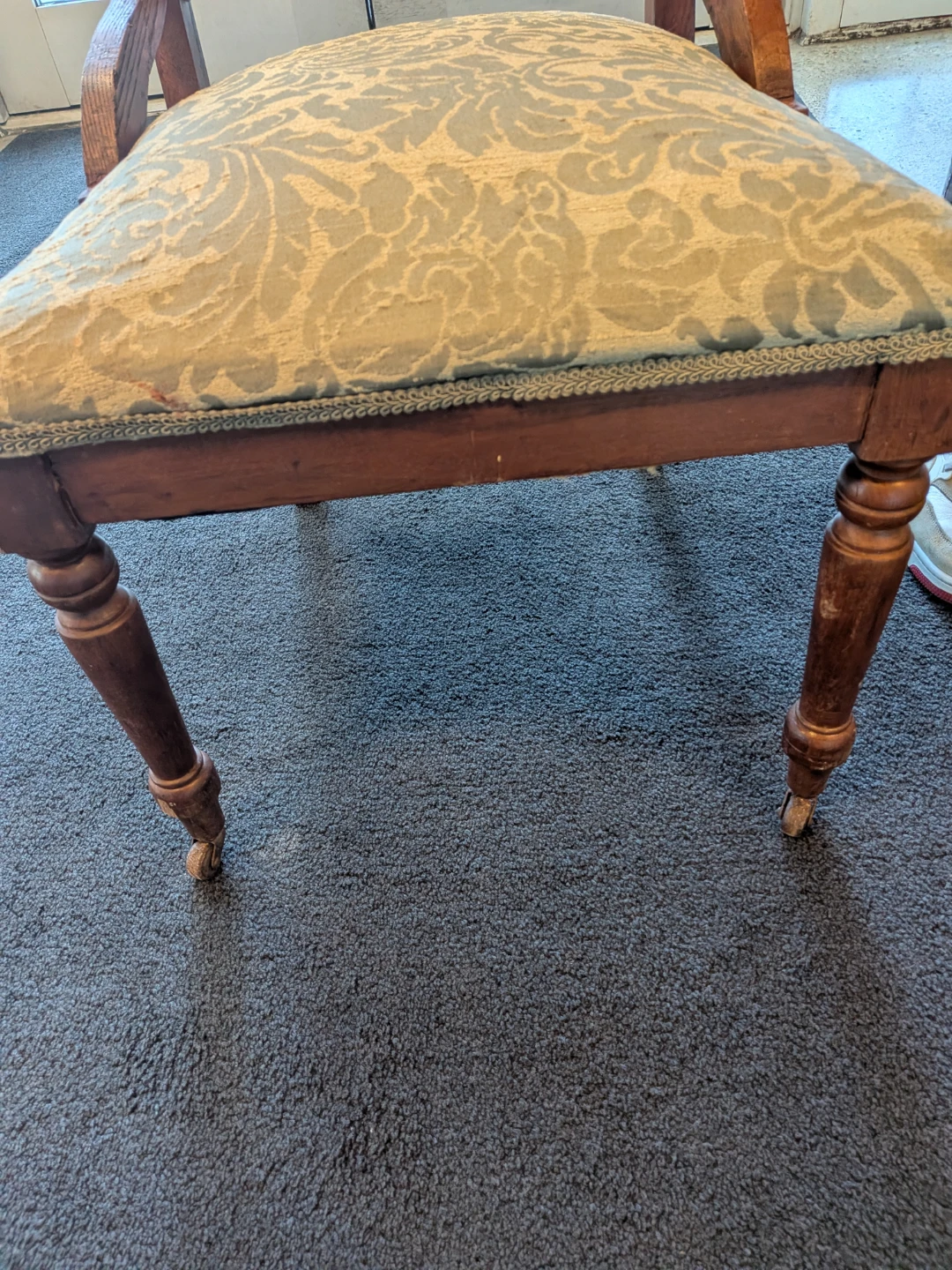 Antique Wood Accent Chair - photo 2