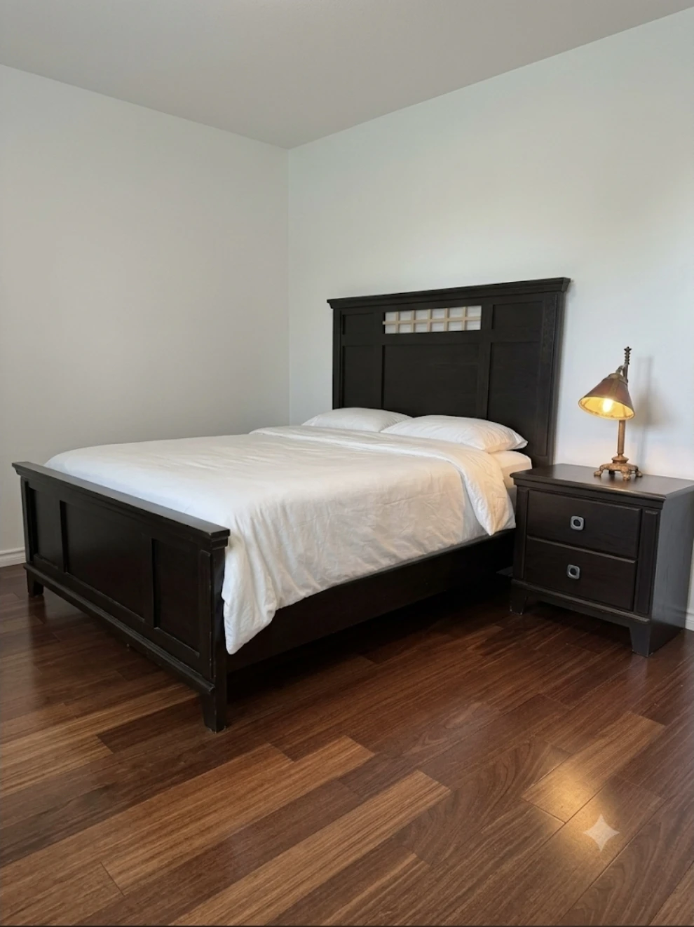 Dark Brown Bedroom Set - Dresser, Bed Frame, and Nightstands - photo 3