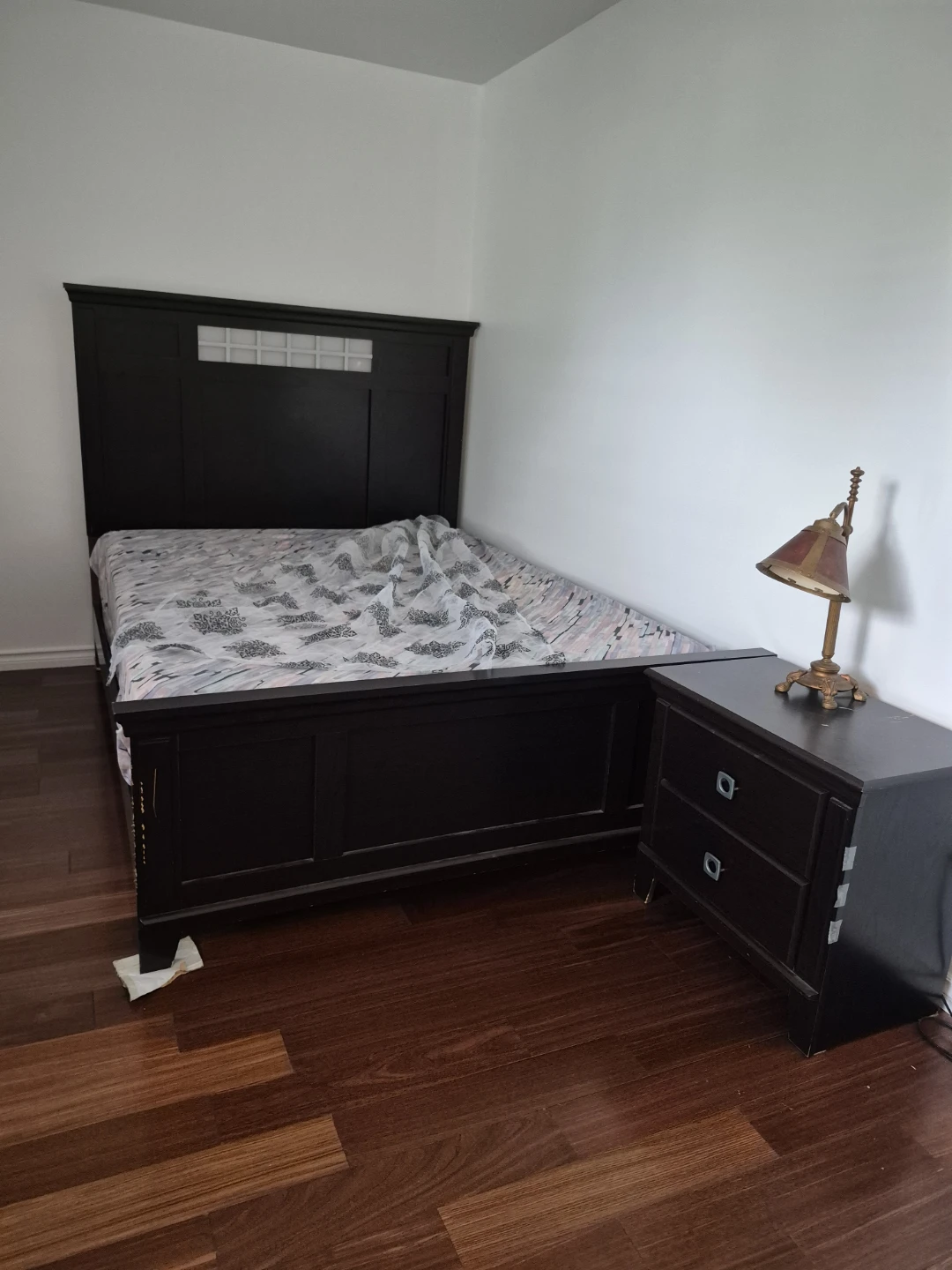 Dark Brown Bedroom Set - Dresser, Bed Frame, and Nightstands - photo 4