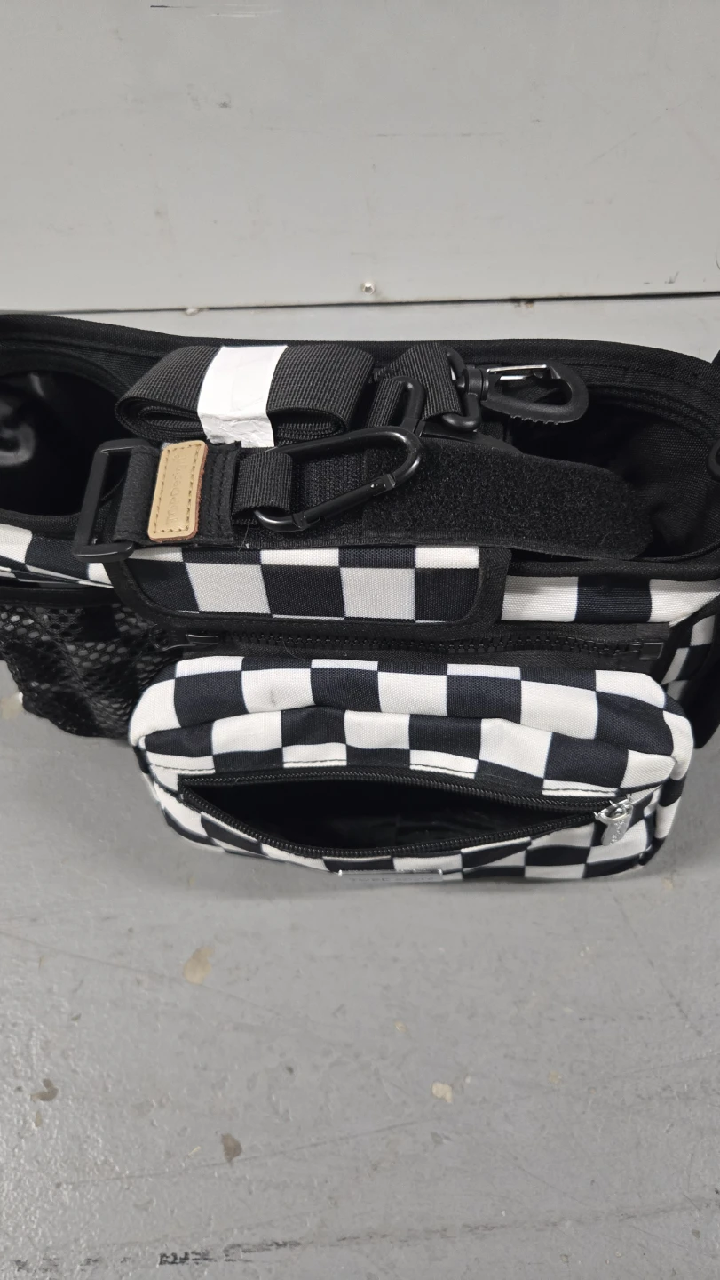 TOPDESIGN Stroller Organizer Bag - Black and White Checkered - photo 5