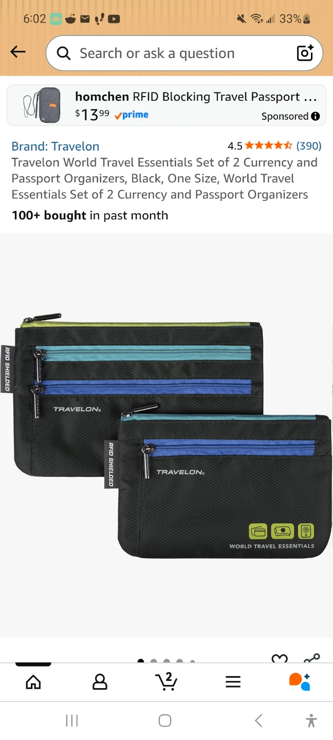 World Travel Essentials Set. Gray
