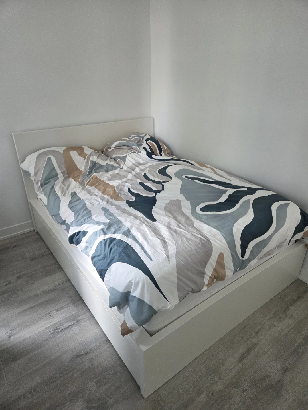 Ikea MALM Bed Frame with Mattress